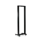 42U 2 Post Steel Open Frame Floor Rack