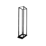 28U 4 Post Steel Open Frame Floor Rack