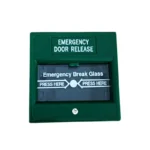 Green Break Glass Door Release