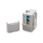 CAT5E Keystone Jack Unshielded,90', Tool type (White)