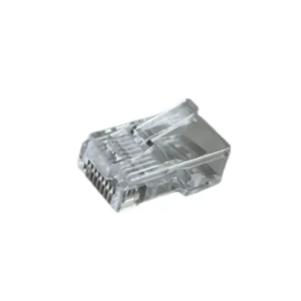 Cat5e Unshielded rj45 connector, 8P8C,  3 Forks,1U Gold plated