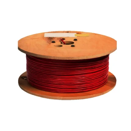 2*18awg 2 Stranded Solid Riser Fire Alarm Cable, Red UL CMR 1000ft