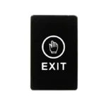 Exit Button w/Base,Touch,Rectangle
