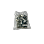 Cat6 Shielded rj45 connector, 8P8C,  3 Forks,1U Gold Plated (20 pcs per pack)