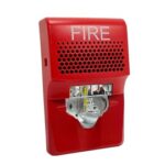 Edwards Compact Wall Horn/Strobe -Red