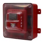 Mircom Weather Protected Wall Mount Horn/Strobe Red